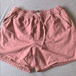 Faded Red Shorts from Urban Outfitters